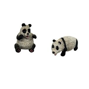 Peter‎ Aspit Noah's Ark Holy Herd Panda Figurines Set of 2